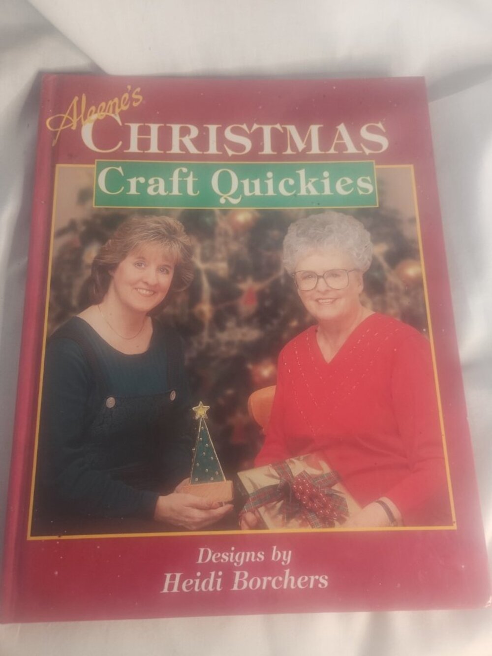 Vintage Aleene's Christmas Craft Quickies Book Upcycle Patterns Included